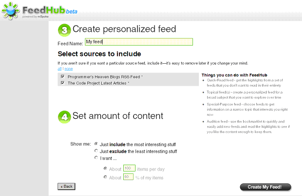 Feedhub screenshot 2